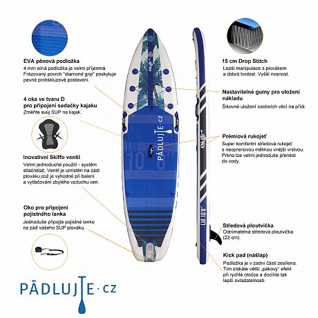 Paddleboard SKIFFO LUI 10'8 - nafukovací