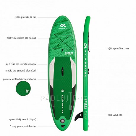 Paddleboard AQUA MARINA BREEZE 9'10 SADA