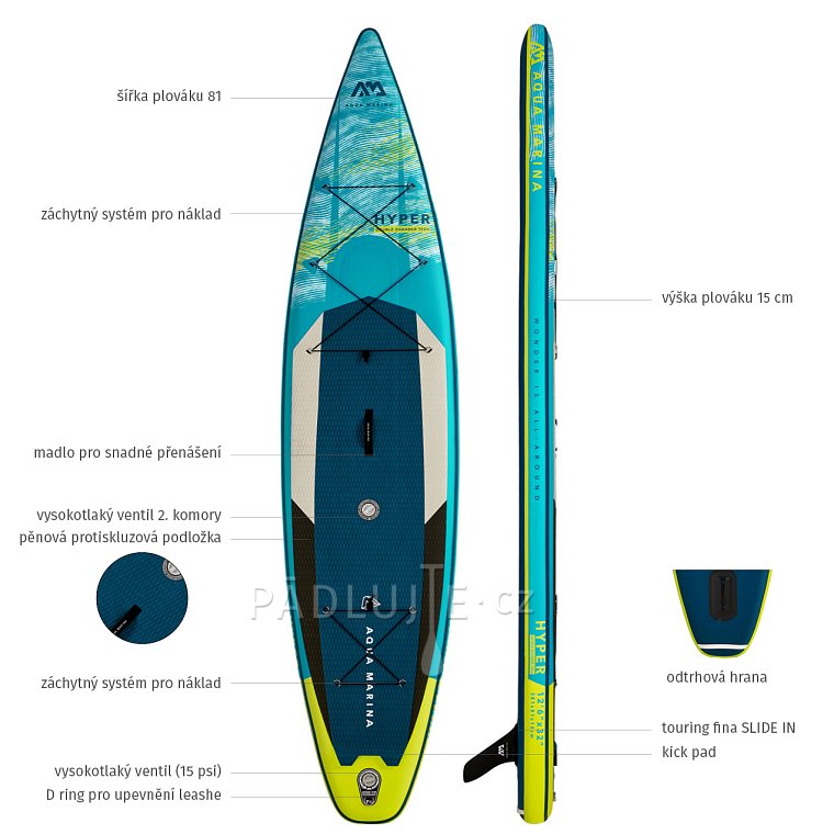 Paddleboard AQUA MARINA HYPER 12'6 MODEL