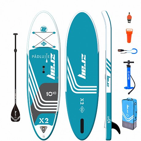 Paddleboard ZRAY X2 X-Rider DeLuxe 10'10 s pádlem - nafukovací paddleboard