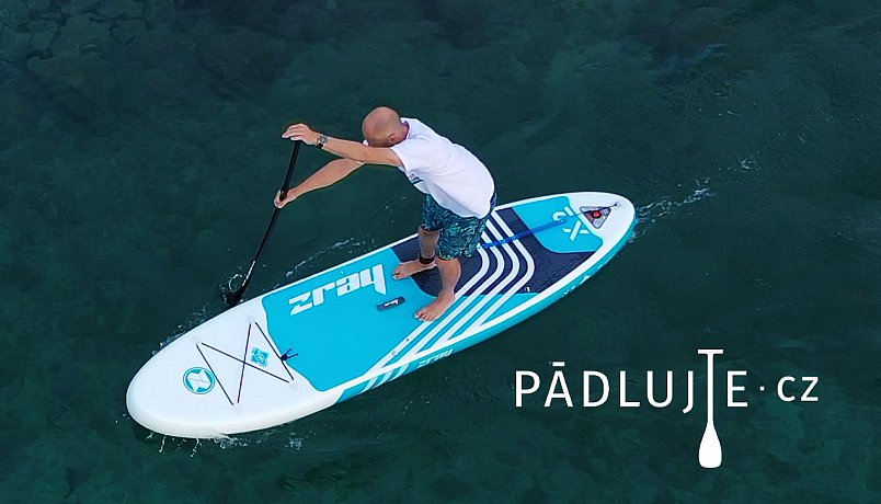 Paddleboard ZRAY X2 X-Rider DeLuxe 10'10 s pádlem - nafukovací paddleboard