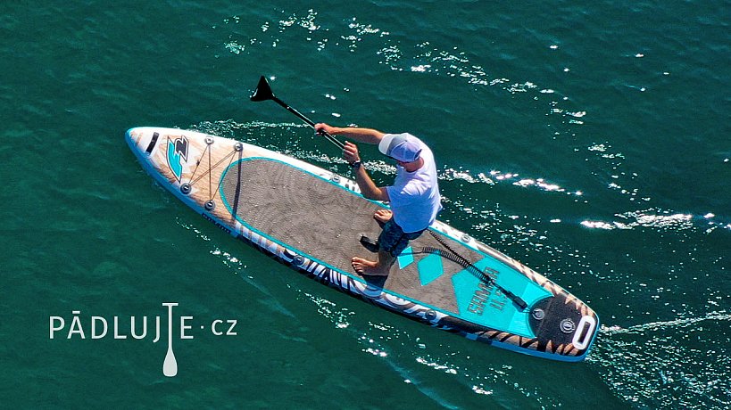 Paddleboard F2 SAMOA 11'8 WOOD s pádlem - nafukovací paddleboard