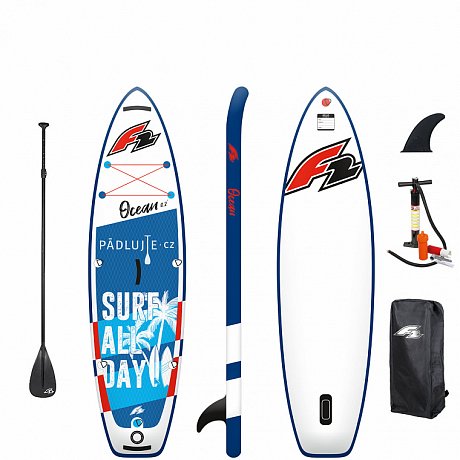 Paddleboard F2 OCEAN BOY 9'2 BLUE s pádlem - nafukovací paddleboard