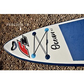 Paddleboard F2 OCEAN BOY 9'2 BLUE s pádlem - nafukovací paddleboard