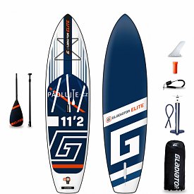 Paddleboard GLADIATOR ELITE 11'2 s karbon pádlem - nafukovací paddleboard