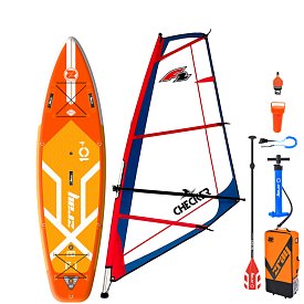 Paddleboard ZRAY F1 FURY 10'4 komplet s plachtou - nafukovací paddleboard, windsurfing