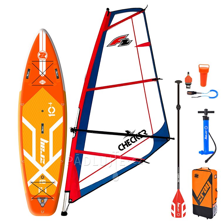 Paddleboard ZRAY F1 FURY 10'4 komplet s plachtou - nafukovací paddleboard, windsurfing, kajak