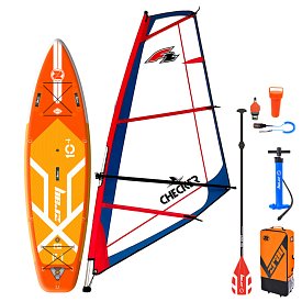 Paddleboard ZRAY F1 FURY 10'4 komplet s plachtou - nafukovací paddleboard, windsurfing