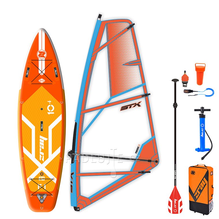 Paddleboard ZRAY F1 FURY 10'4 komplet s plachtou - nafukovací paddleboard, windsurfing, kajak