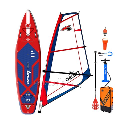 Paddleboard ZRAY FURY PRO 11'0 komplet s plachtou - nafukovací paddleboard, windsurfing