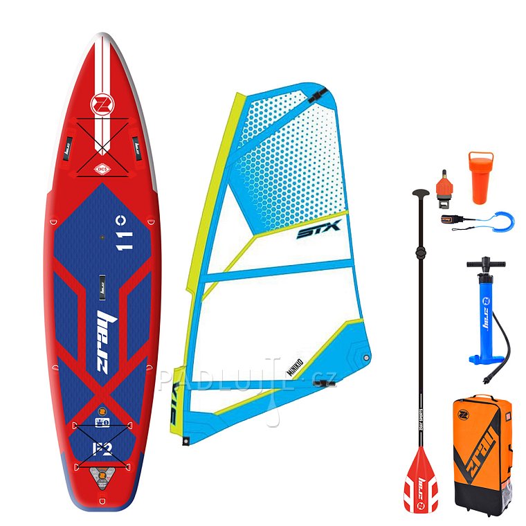 Paddleboard ZRAY F2 FURY PRO 11'0 komplet s plachtou - nafukovací paddleboard, windsurfing a kajak