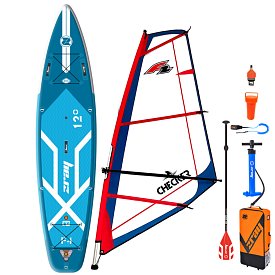 Paddleboard ZRAY F4 FURY EPIC 12'0 komplet s plachtou - nafukovací paddleboard, windsurfing