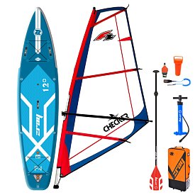 Paddleboard ZRAY F4 FURY EPIC 12'0 komplet s plachtou - nafukovací paddleboard, windsurfing, kajak