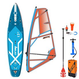 Paddleboard ZRAY F4 FURY EPIC 12'0 komplet s plachtou - nafukovací paddleboard, windsurfing