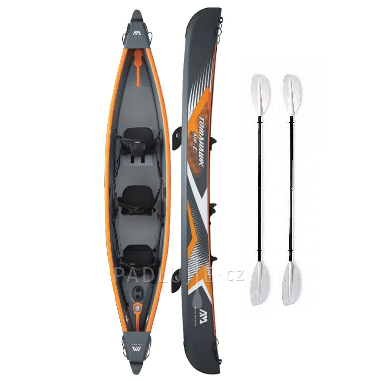 Kanoe AQUA MARINA Tomahawk Air C3 - trojmístá nafukovací kanoe