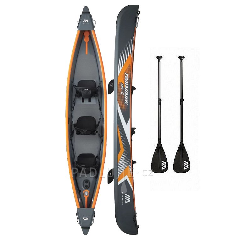 Kanoe AQUA MARINA Tomahawk Air C3 - trojmístá nafukovací kanoe