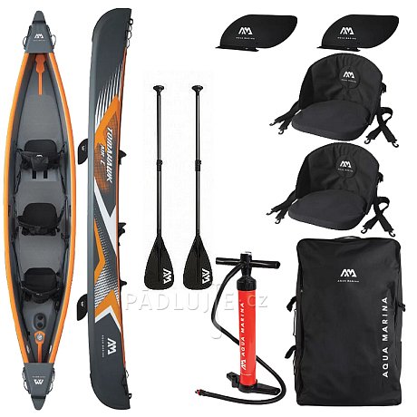 Kanoe AQUA MARINA Tomahawk AIR-C - trojmístná nafukovací