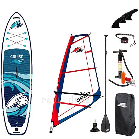 Paddleboard F2 CRUISE WINDSURF 10'6 komplet s plachtou - nafukovací paddleboard, windsurfing