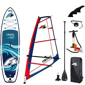 Paddleboard F2 CRUISE WINDSURF 10'6 komplet s plachtou - nafukovací paddleboard, windsurfing