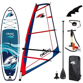 Paddleboard F2 CRUISE WINDSURF 10'6 komplet s plachtou - nafukovací paddleboard, windsurfing