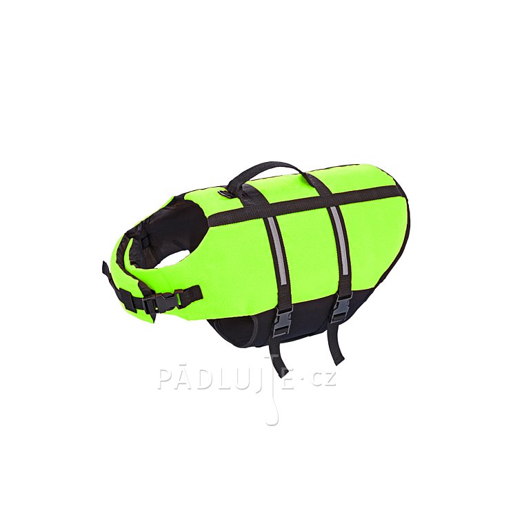 Záchranná plovací vesta pro psa Nobby Elen neon žlutá