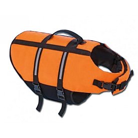 Záchranná plovací vesta pro psa Nobby Elen neon oranžová