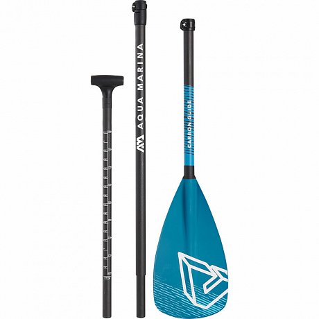 Pádlo AQUA MARINA CARBON GUIDE 3-dílné nastavitelné pro paddleboard