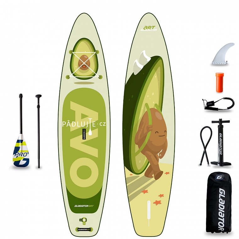 Paddleboard GLADIATOR ART Avo 11'2 s pádlem - nafukovací