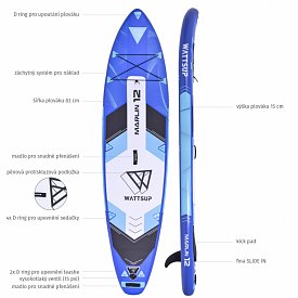 Paddleboard WATTSUP MARLIN 12'0 - nafukovací