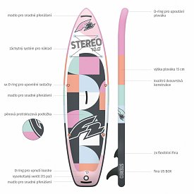 Paddleboard F2 STEREO 10'0 - nafukovací