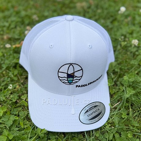 Kšiltovka PADDLEBOARDING bílá/barevné logo