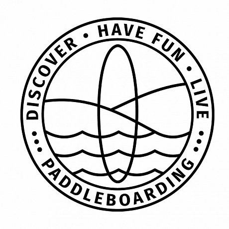 Kšiltovka PADDLEBOARDING černá/bílé logo razítko