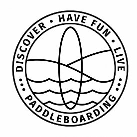 Kšiltovka PADDLEBOARDING černá/bílé logo razítko