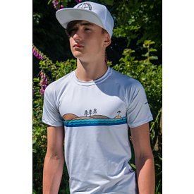 Kšiltovka PADDLEBOARDING bílá/černé razítko snapback