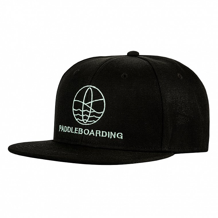 Kšiltovka PADDLEBOARDING černá/modré logo snapback