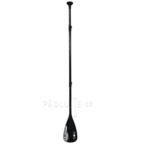 Pádlo MOAI 3-dílné Black nastavitelné sklolaminátové pro paddleboard