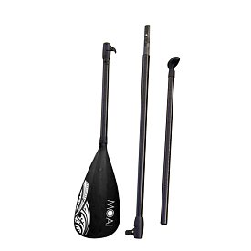 Pádlo MOAI 3-dílné Black nastavitelné sklolaminátové pro paddleboard