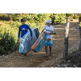 Tričko pánské PADDLEBOARDING BLUE lycra dlouhý rukáv