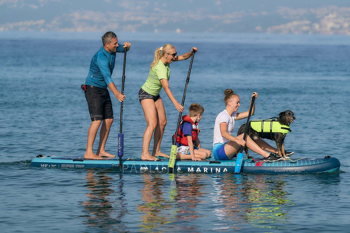 Kraťasy dámské elastické PADDLEBOARDING BLACK