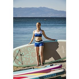 Kraťasy dámské elastické PADDLEBOARDING BLUE