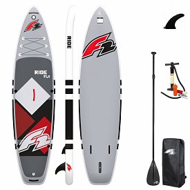 Paddleboard F2 RIDE 11'5 RED s pádlem - nafukovací paddleboard a kajak