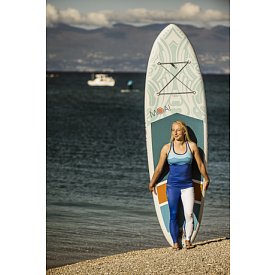 Tílko dámské elastické PADDLEBOARDING WHITE