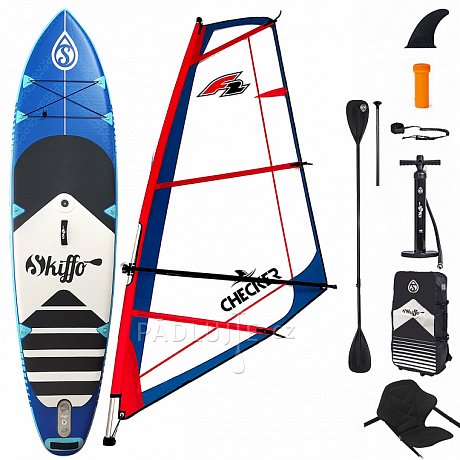 Paddleboard SKIFFO SMU 10'4 COMBO  - komplet s plachtou - nafukovací paddleboard, windsurfing, kajak