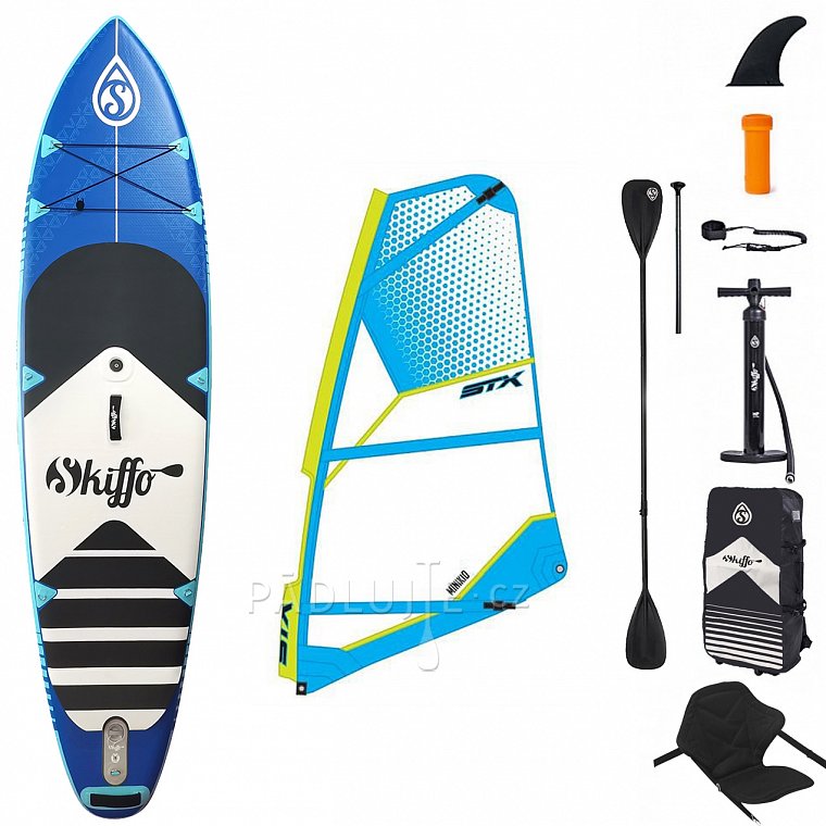 Paddleboard SKIFFO SMU 10'4 COMBO  - komplet s plachtou - nafukovací paddleboard, windsurfing, kajak