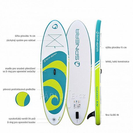 Paddleboard SPINERA SUP CLASSIC 9'10 - nafukovací