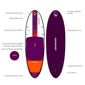 Paddleboard AQUADESIGN Lava 9'8'' - nafukovací