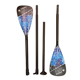 Pádlo STAR Race Carbon 2v1 Combo 4D 4-dílné nastavitelné pro paddleboard i kajak