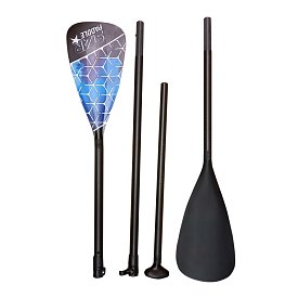 Pádlo STAR Race Carbon 2v1 Combo 4D 4-dílné nastavitelné pro paddleboard i kajak