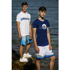 Tričko pánské PADDLEFASHION.COM WHITE bavlna krátký rukáv