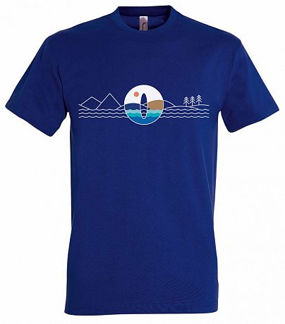 Tričko pánské PADDLEFASHION.COM BLUE bavlna krátký rukáv